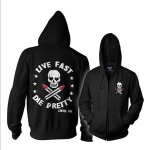 Live Fast Die Pretty Hoodie